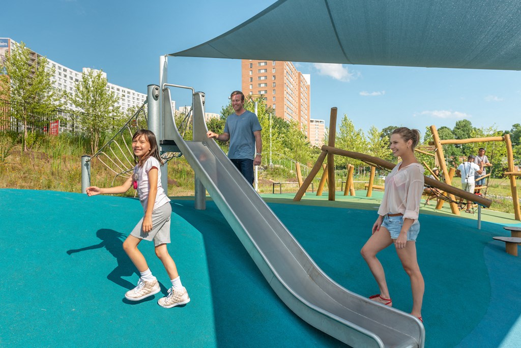 Play structure at The Blairs, Silver Spring, MD