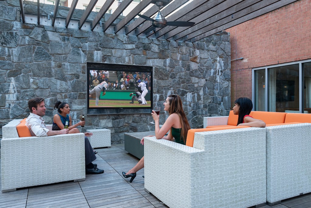 Outdoor Lounge at The Blairs, Silver Spring, MD