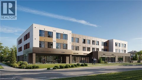 A modern building with the words "REALTOR" on the top left corner.