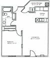 1 bdrm / 1 bath Ranch -