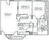 2 bdrm / 1.75 bath Ranch -