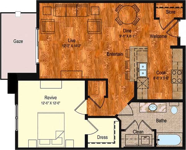 A-1 Floor Plan 2