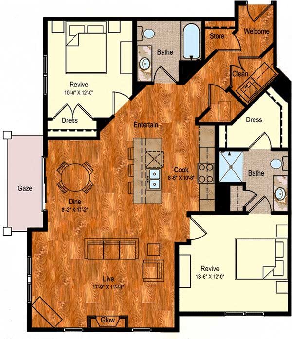 B-3 Floor Plan 4
