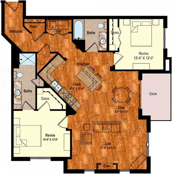 B-6 Floor Plan 17