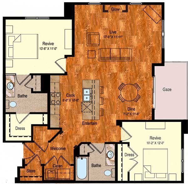 B-7 Floor Plan 5