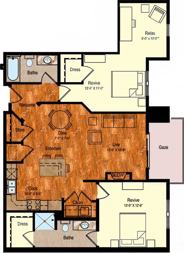 B-8 Floor Plan 15