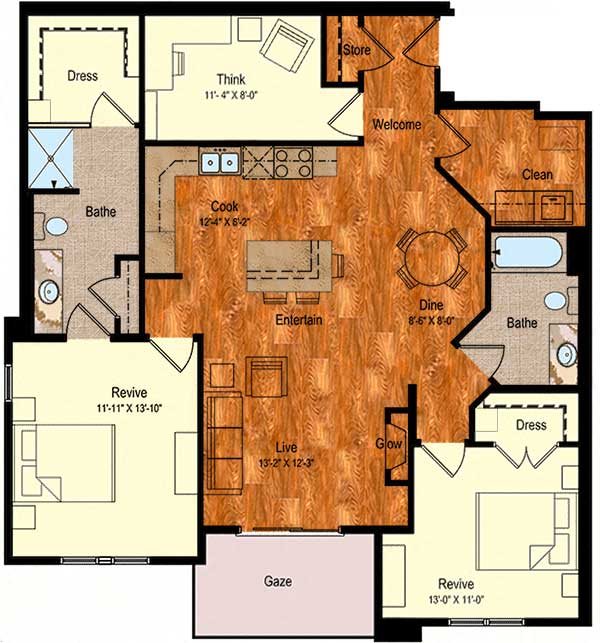 C-1 Floor Plan 16