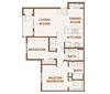 One, Two and Three Bedroom Apartments For Rent in Olympia, Wa 2 Bedrooms Floor Plan Copper Trail Apartments | Apartments in Olympia, WA