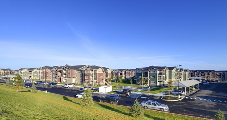 View of Community from Distance Copper Trail Apartments | Apartments in Olympia, WA 