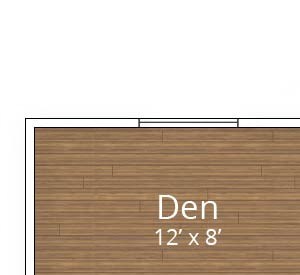 1107 SF Two Bedroom and Den 1107 SF Two Bedroom and Den Apartment