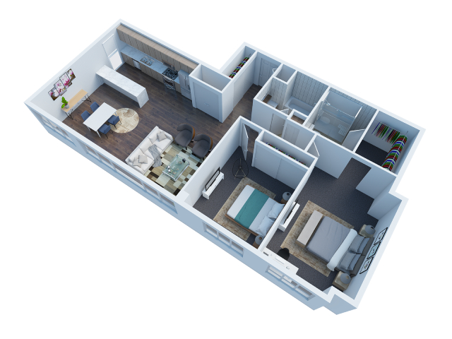 B1 Floor Plan at The View, California