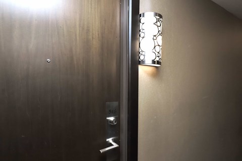 A door with a number 516 on it.