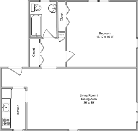 3800 South Capitol St 1-3 Beds Apartment for Rent - Photo Gallery 14