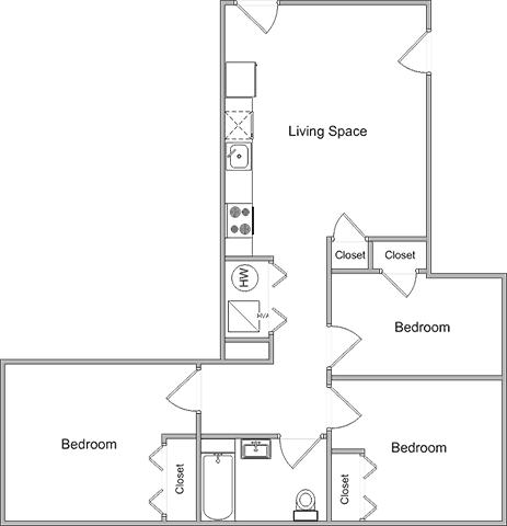 3800 South Capitol St 1-3 Beds Apartment for Rent - Photo Gallery 16