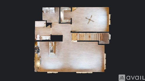 A wooden puzzle with a cross on it.