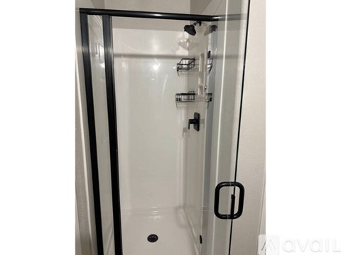 A blurry image of a room with a sign that says "avail".