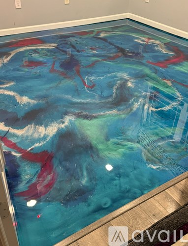 A painting of a ship in a stormy sea.