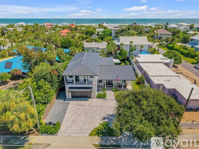 A house with a pool is for sale.