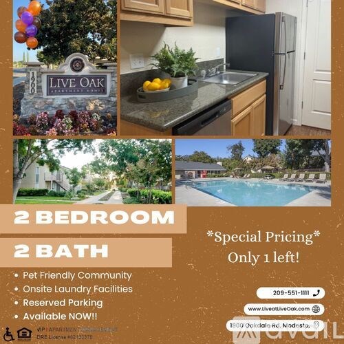 A poster advertising Live Oak Apartments with a spooky ghost theme.