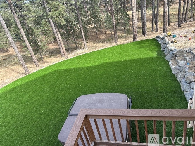 A snowy forest with trees covered in snow.