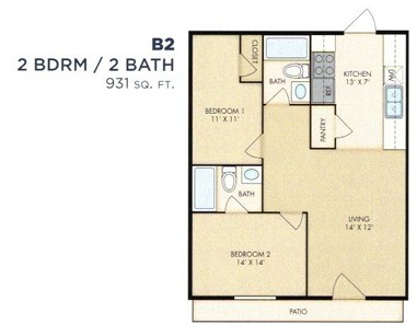 2 Bedroom