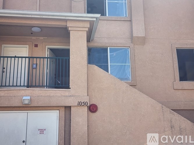 A building with the number 1050 on it.