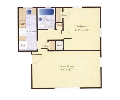 2913-A Peyton Randolph Drive 1-2 Beds Affordable Housing for Rent - Photo Gallery 15