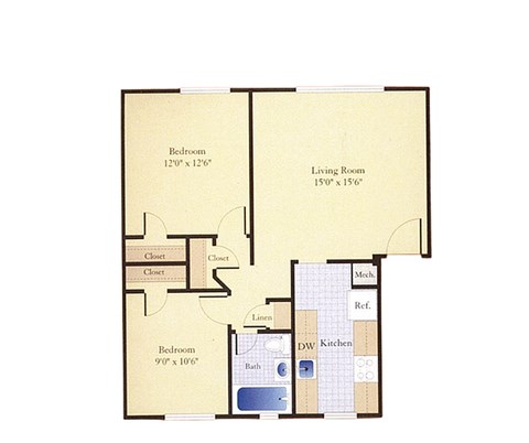 2913-A Peyton Randolph Drive 1-2 Beds Affordable Housing for Rent - Photo Gallery 16