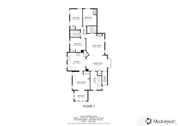 A black and white image of a floor plan for a building.