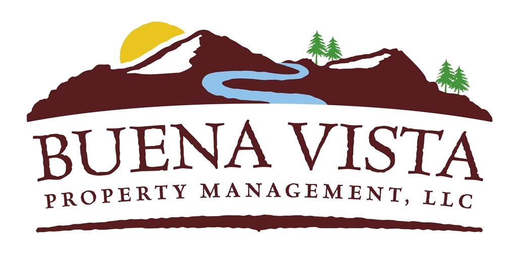 The image is a logo for Buena Vista Property Management, LLC.