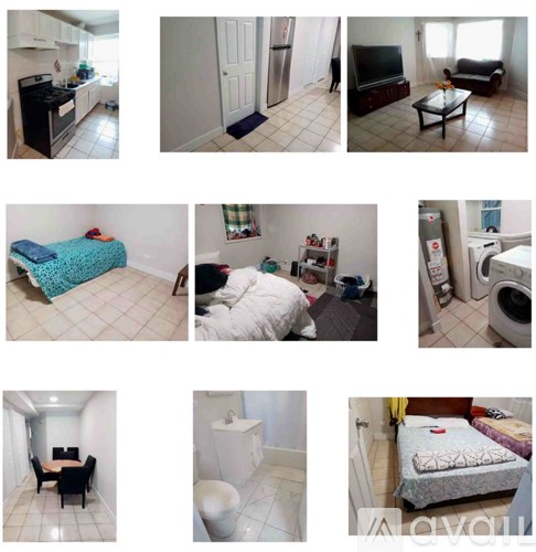 A series of images showing various rooms and objects within a house.