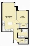 1 Bedroom 1 Bath B17