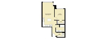 1 Bedroom 1 Bath  B18