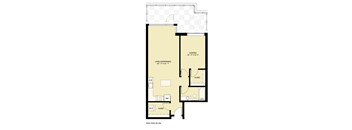 1 Bedroom 1 Bath Income Qualified B9