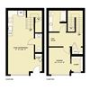1 Bedroom 1.5 Bath Den Townhouse B3
