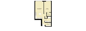 1 Bedroom 1 Bath B19