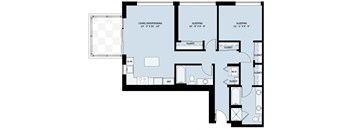 2 Bedroom 2 Bath C6