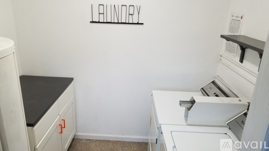 Laundry room with a washer and dryer.