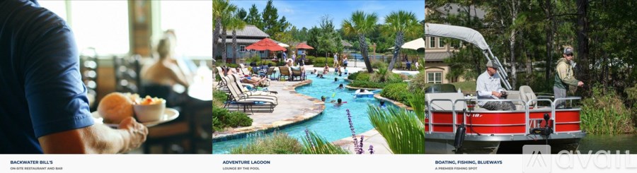 A man is holding a plate of food while standing next to a pool.