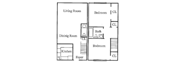 2 Bedroom Townhouse