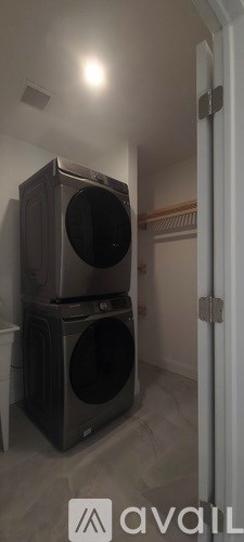 A room with a large speaker system.