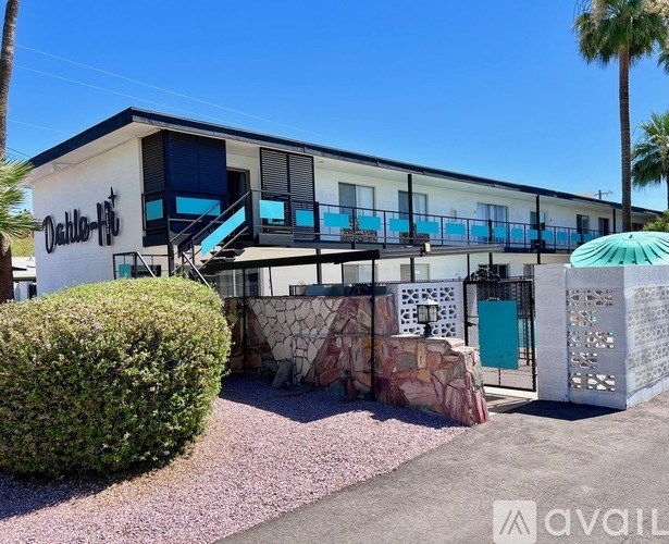 A building with the name "Dakota Heights" on it.