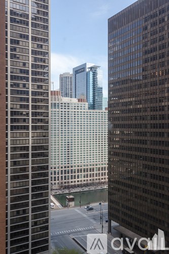 A tall building with the word "ayall" written on it.