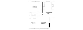 2 Bed 1 Bath