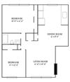 2 Bed 1 Bath