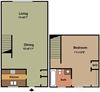 1 Bedroom Townhouse