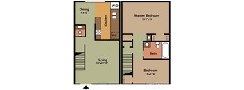 2 Bedroom Townhouse