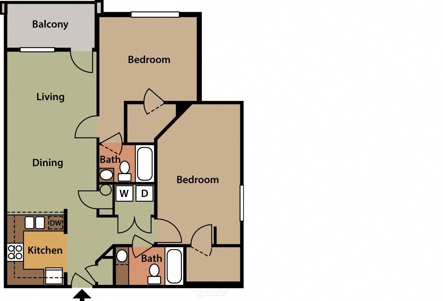 Floor plan The Kensington Floor Plan 2