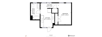 Studio, 1 Bathroom