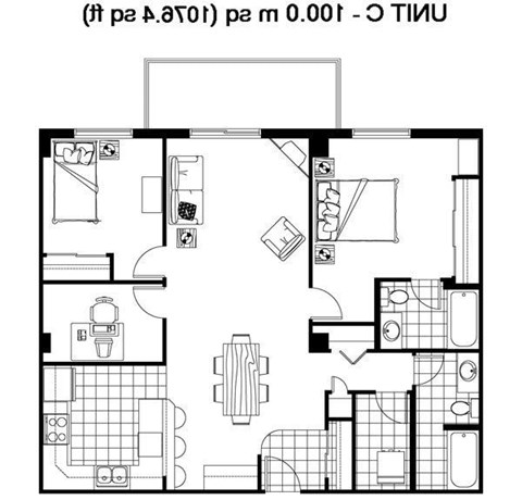 601 8535 Clearwater Drive 2 Beds House for Rent - Photo Gallery 2